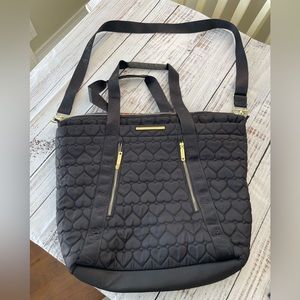 Betsey Johnson Canvas Travel Tote Bag